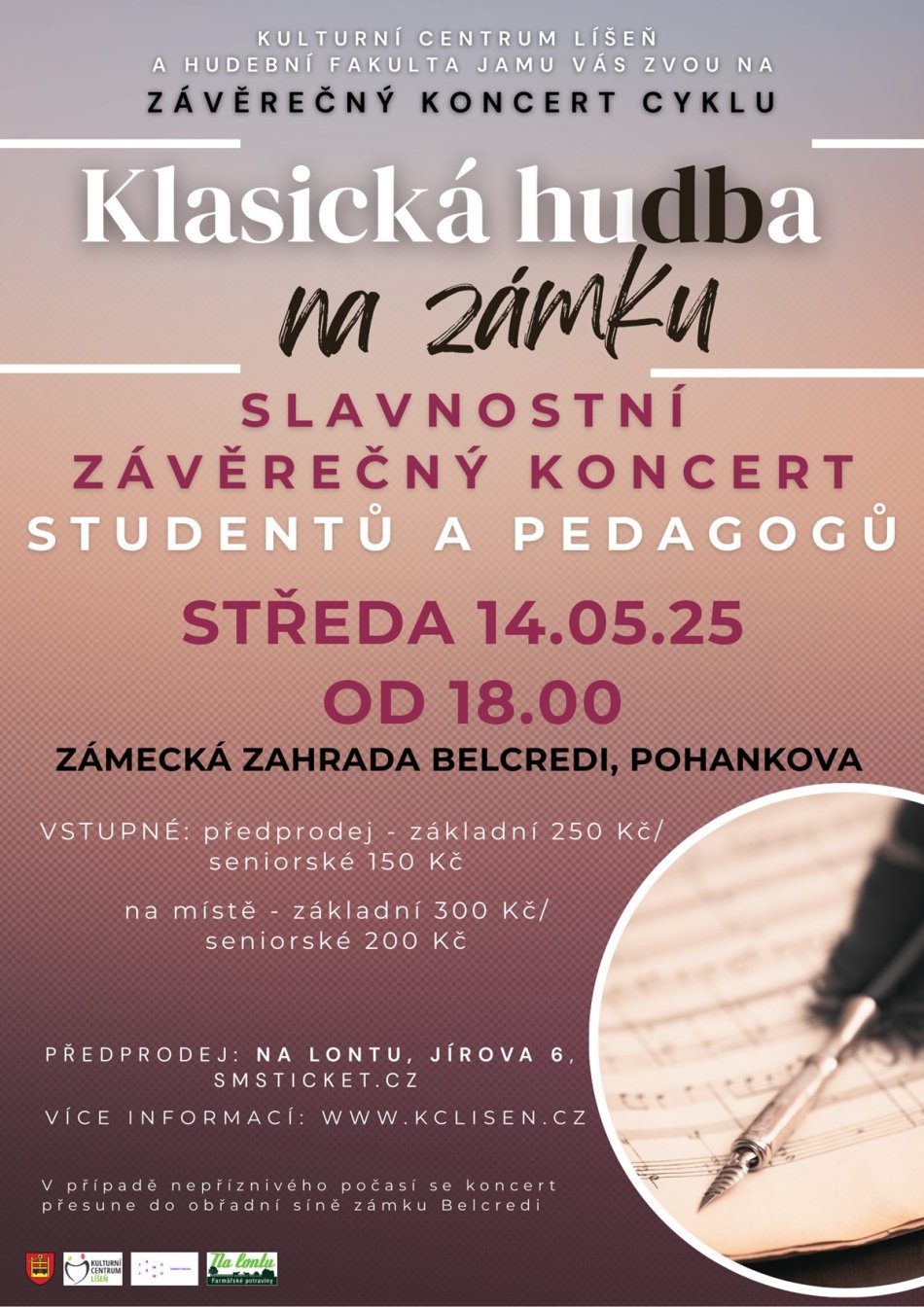 Klasická hudba na zámku - závěrečný koncert