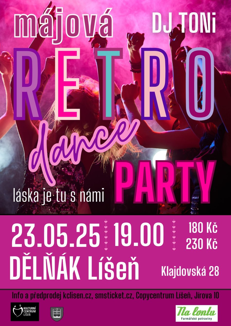 Retro Dance Party už 23. 5.!