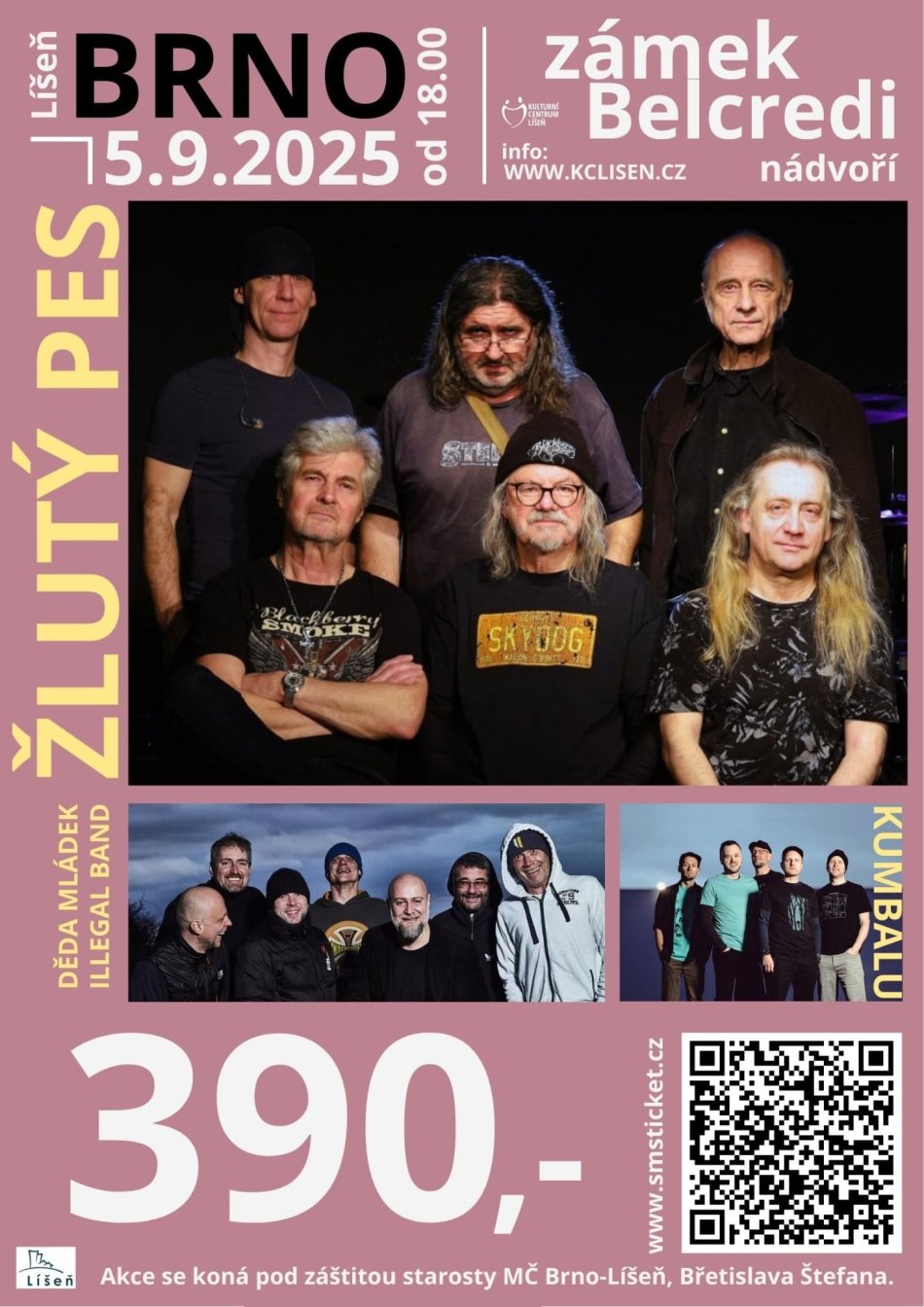 Žlutý pes, Děda Mládek Illegal Band a Kumbalu - PŘEDHODOVÁ 2025