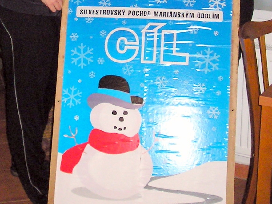 Průběh tradičního "Silvestrovského pochodu" 2013