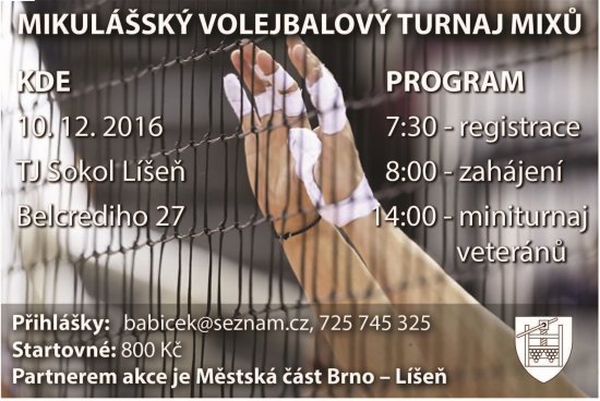 Mikulášský volejbalový turnaj