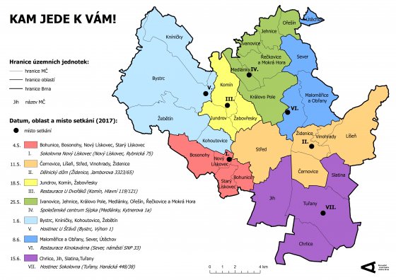 Kam k vám mapa brno