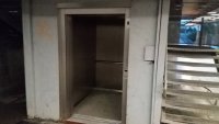 16.6. 2017 foto č.4 v podchodu zastávky MHD Jírova, nefunkční výtah