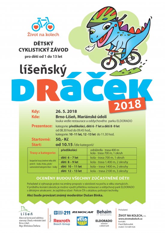 Plakatek A3 Lisensky dracek 2018