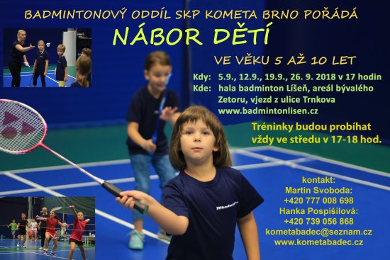 Nábor badminton