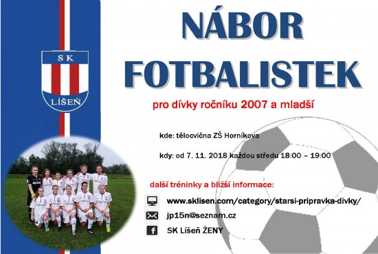 Nábor fotbalistek